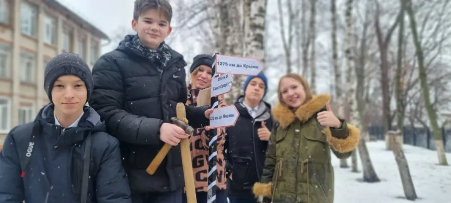 Нижегородские активисты «Движения Первых» присоединились к Всероссийской акции «0 верст до Крыма»