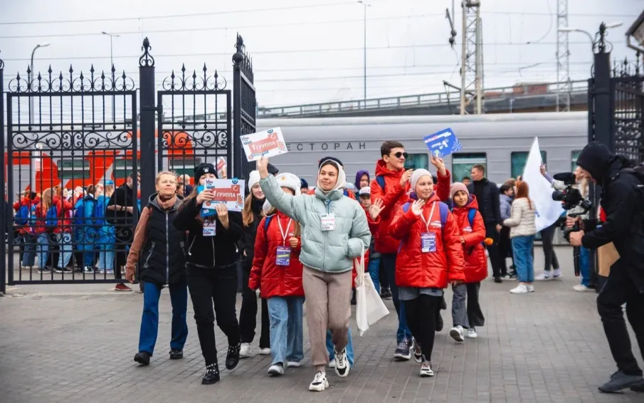 Школьники со всей России прибыли в Нижний Новгород на «Поезде Мечты»